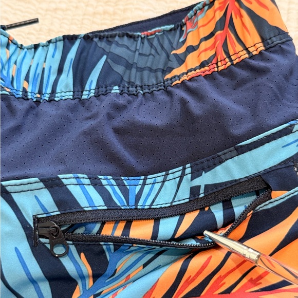 Speedo Comfort Liner Tropical Leaf Print Men's Swim Shorts Size Medium 32 / 34 - Picture 9 of 10